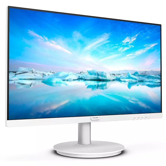 Philips 271V8AW, 27" IPS WLED, 1920x1080@75Hz, 4ms GtG, 250cd m/2, 1000:1, Mega Infinity DCR, Adaptive Sync, FlickerFree, Low Blue Mode, 2Wx2, Tilt, D-SUB, HDMI, Бял