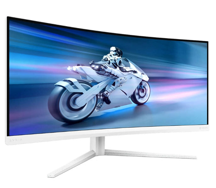 Philips 34M2C5501A, 34" извит 1500R VA WLED, 3440x1440@180Hz, 1ms GtG, 0.3ms MPRT, 350cd m/2, 3000:1, Mega Infinity DCR, Adaptive Sync, FlickerFree, 5Wx2, Tilt, Height Adjust, Въртящ се, 2xHDMI, DP, USB хъб
