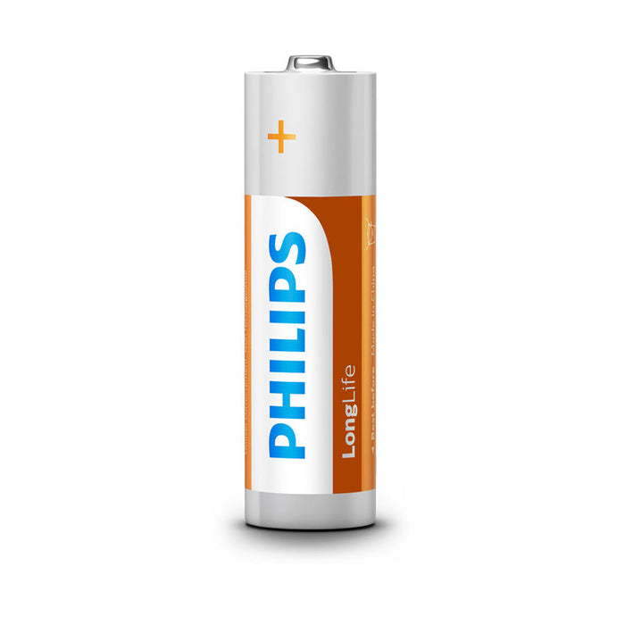 БАТЕРИИ PHILIPS R6L4F/10 AAX4 LONGLIFE