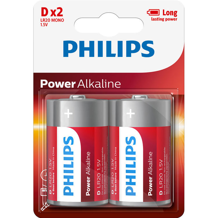 БАТЕРИИ PHILIPS POWERLIFE D LR20P2B/10