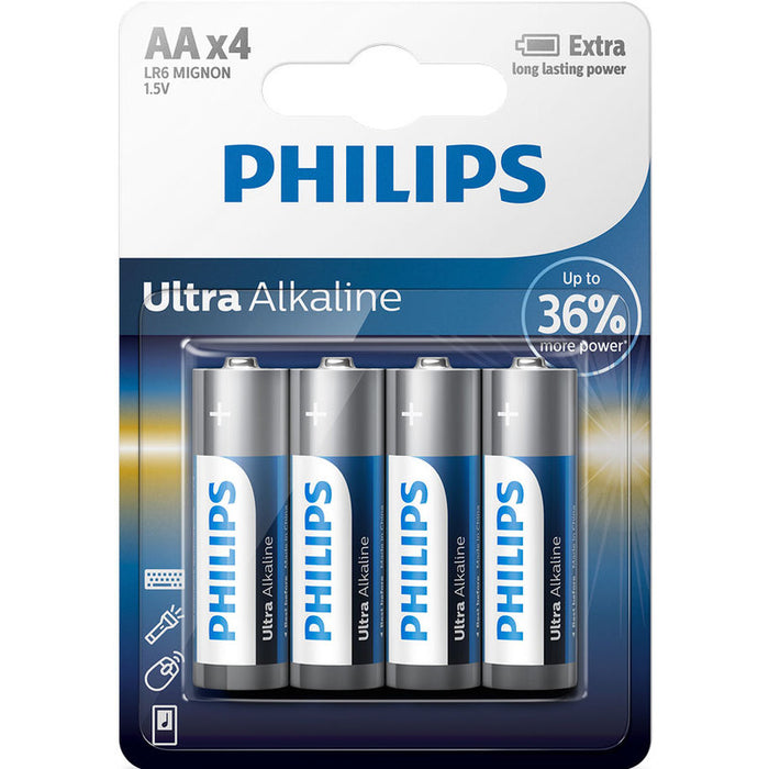 БАТЕРИИ PHILIPS ULTRA AA LR6E4B/10