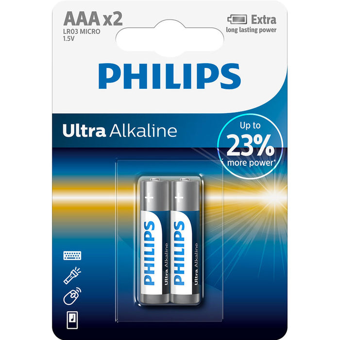 БАТЕРИИ PHILIPS ULTRA ААА LR03E2B/10