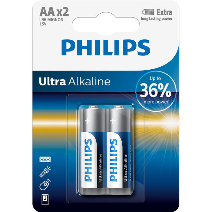 БАТЕРИИ PHILIPS ULTRA AA LR6E2B/10