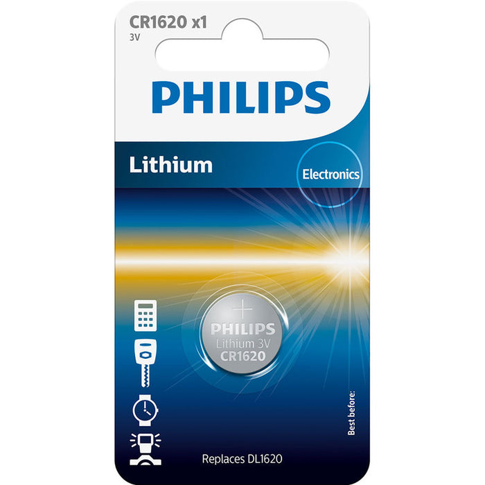 БАТЕРИИ PHILIPS LITHIUM CR1620/00B