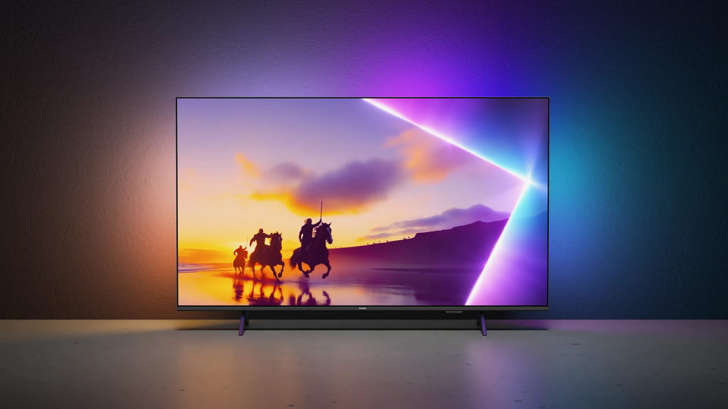 Телевизор PHILIPS 43PUS8400/12, 43"(108 см), 4K Ultra HD QLED, Ambilight TV, Smart, Titan OS