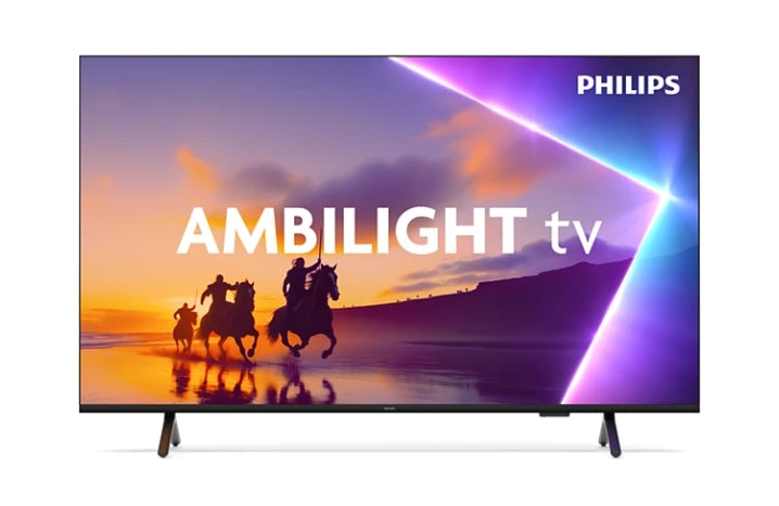 Philips 43PUS8510/12, 43" 4K Ultra HD QLED, 3840x2160p, DVB-T/T2/T2-HD/C/S/S2, 60Hz, Ambilight 3, Pixel Precise UHD, 90% DCI, HDR+, Titan OS, Dolby Atmos, Dolby Digital, VRR, 3*HDMI, 2*USB, 802.11ac, 20W RMS, черен