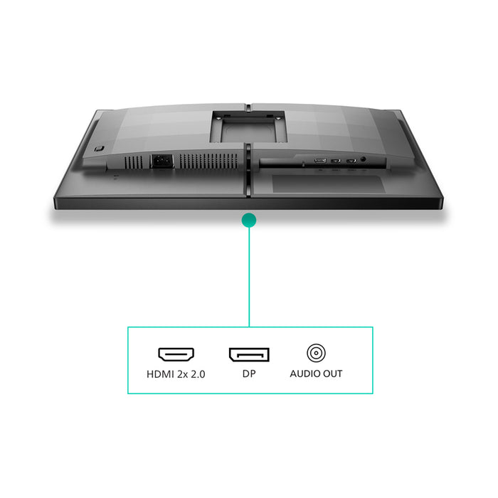 Монитор PHILIPS Evnia 25M2N3200U/00 0.283 мм, 178º/178º, IPS, 24.5 ", 62.2 см, 1920x1080, 310.00 Hz, 1.00 ms, HDMI, DisplayPort, ТЪМНОСИВО