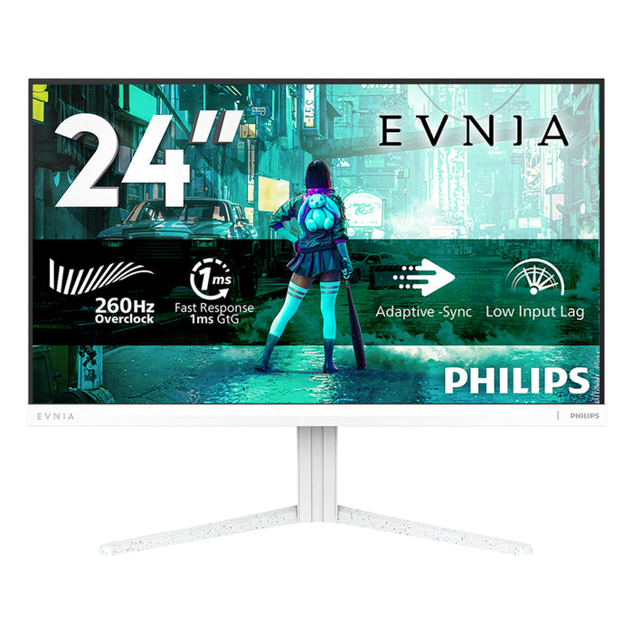Монитор PHILIPS Evnia 24M2N3201PL/00 0.274 мм, 178°/178°, IPS, 23.8 ", 60.5 см, 1920x1080, 260.00 Hz, 1.00 ms, HDMI, DisplayPort, WHITE