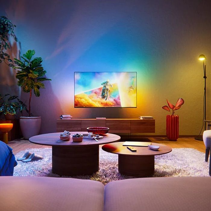 Телевизор PHILIPS 65PQS8501/12, 65"(164 см), QLED 4K, Ambilight TV, Titan OS