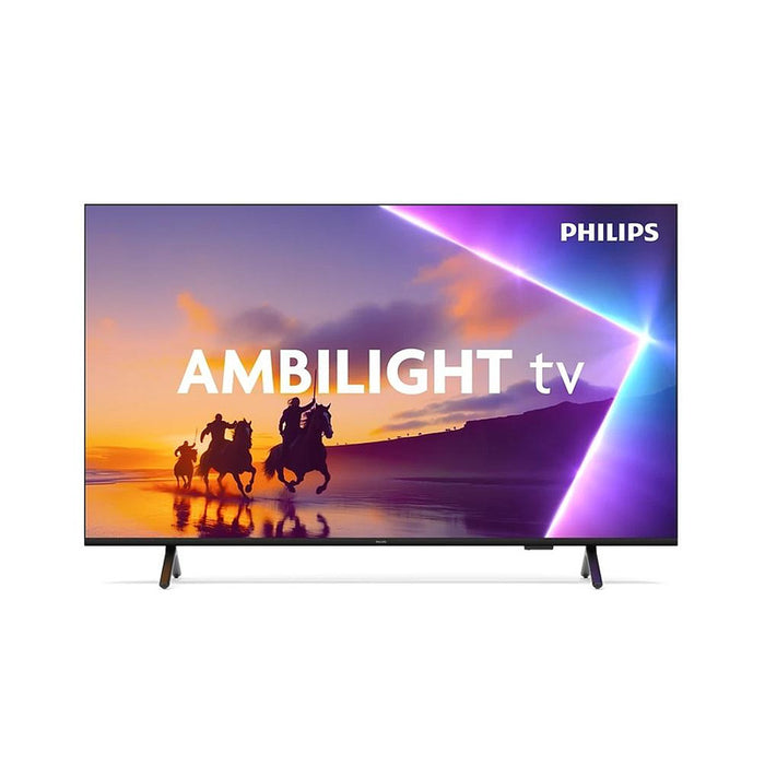 Philips 65PUS8510/12, 65" 4K Ultra HD QLED, 3840x2160p, DVB-T/T2/T2-HD/C/S/S2, 60Hz, Ambilight 3, Pixel Precise UHD, 90% DCI, HDR+, Titan OS, Dolby Atmos, Dolby Digital, VRR, 3*HDMI, 2*USB, 802.11ac, 20W RMS, черен