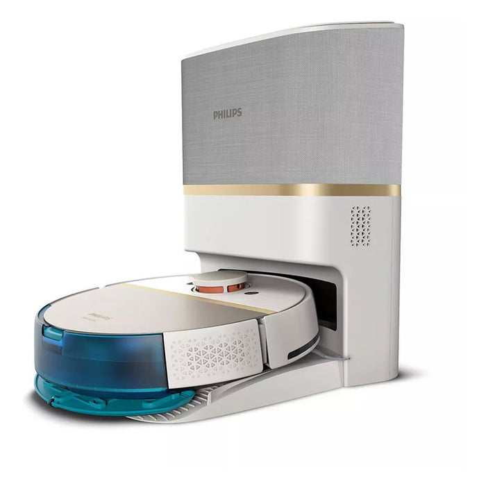 Прахосмукачка робот PHILIPS HOMERUN 7000 SERIES AQUA XU7100/02 СУХО И МОКРО ПОЧИСТВАНЕ ПОЧИСТВАНЕ С МОП, WI-FI УПРАВЛЕНИЕ, КАРТОГРАФИРАНЕ