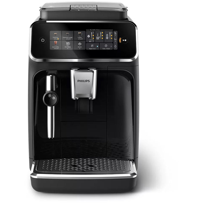Кафеавтомат PHILIPS SERIES 3300 EP3321/40 ТЕХНОЛОГИЯ Silent Brew 1800.00 ml, 15.00 bar, ОПЦИЯ ЗА МЛЯНО КАФЕ, ЧЕРЕН ГЛАНЦ