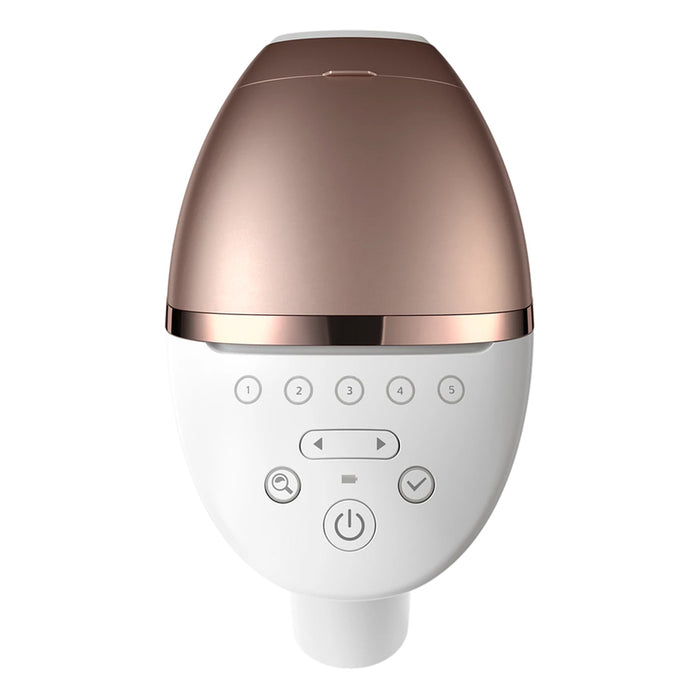 Фотоепилатор PHILIPS SERIES 9900 BRI950/01 РАБОТА НА БАТЕРИЯ, БРОЙ ИМПУЛСИ 450000, БЯЛ