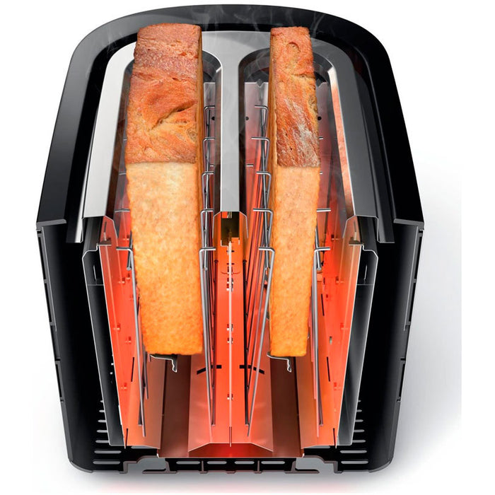 Тостер PHILIPS VIVA COLLECTION HD2637/90 850 W, ЧЕРЕН
