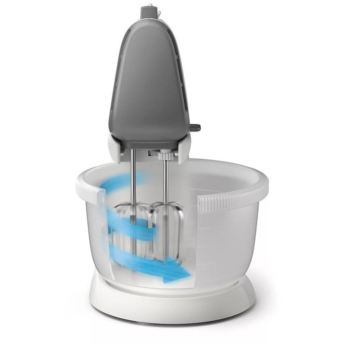 Mixer Philips Viva Collection, 450W, 5 speeds + turbo, 3l 