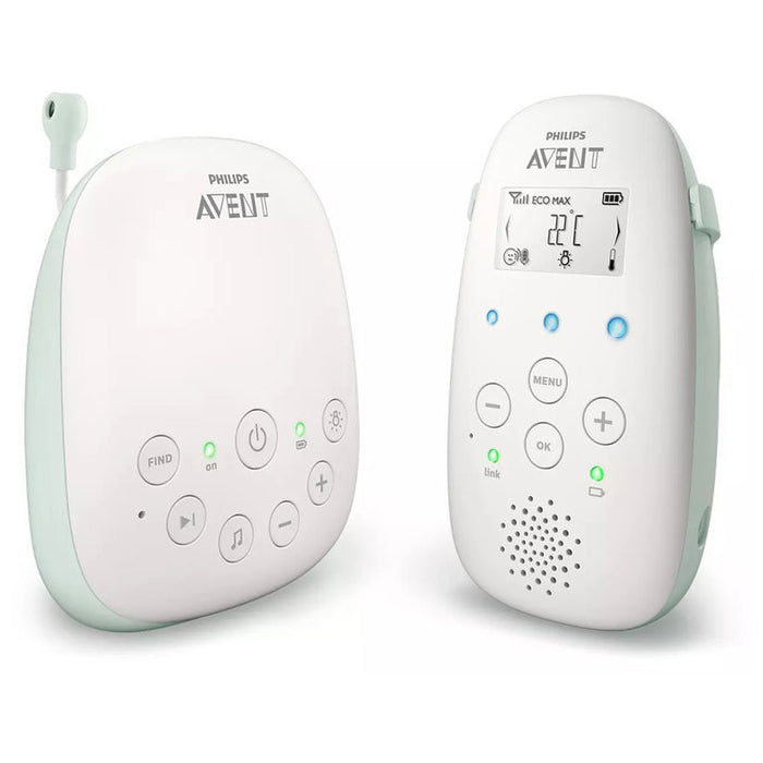 Бебефон PHILIPS AVENT DECT SCD711 ТЕРМОМЕТЪР, ОБРАТНА ВРЪЗКА, НОЩНА СВЕТЛИНА