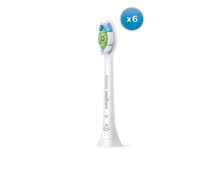 Комплект от 6 стандартни глави за звукова четка за зъби Philips