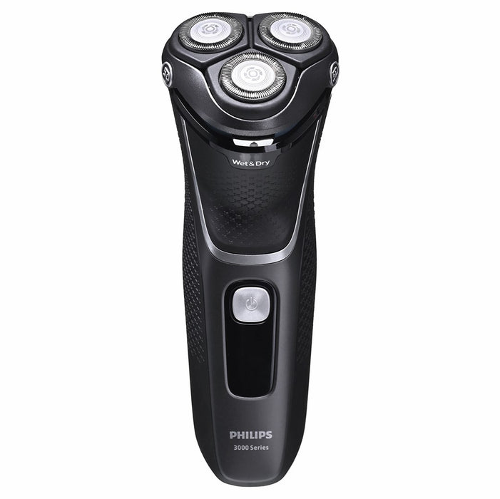 Philips S3343/13 мъжка самобръсначка Ротационна самобръсначка Тример Черен, Хром
