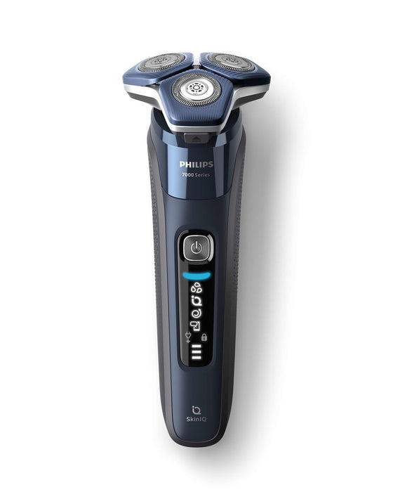 Philips SHAVER Series 7000 S7885/50 мъжка самобръсначка Ротационна самобръсначка Тример Черен, Син