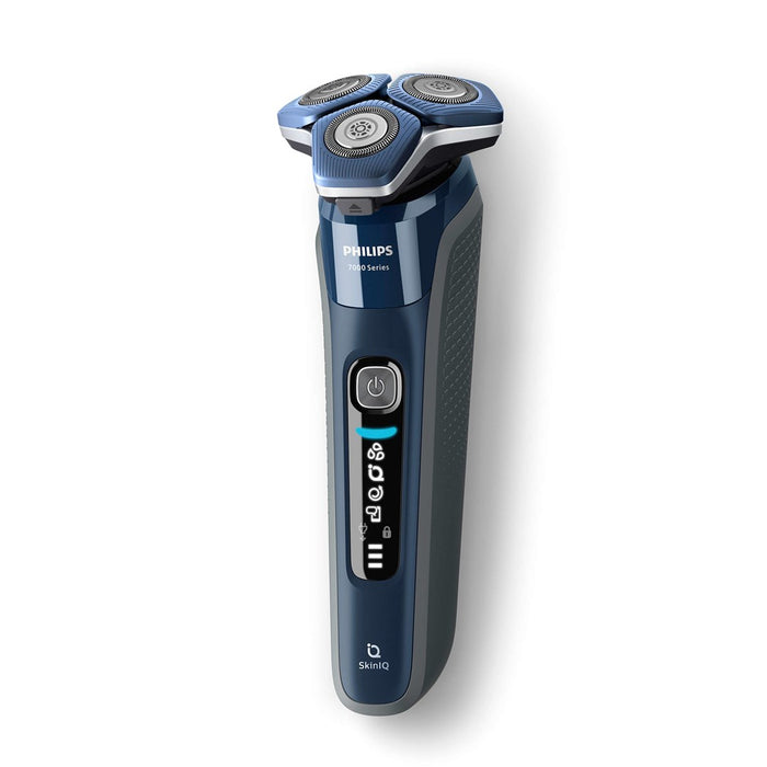Philips SHAVER Series 7000 S7885/50 мъжка самобръсначка Ротационна самобръсначка Тример Черен, Син