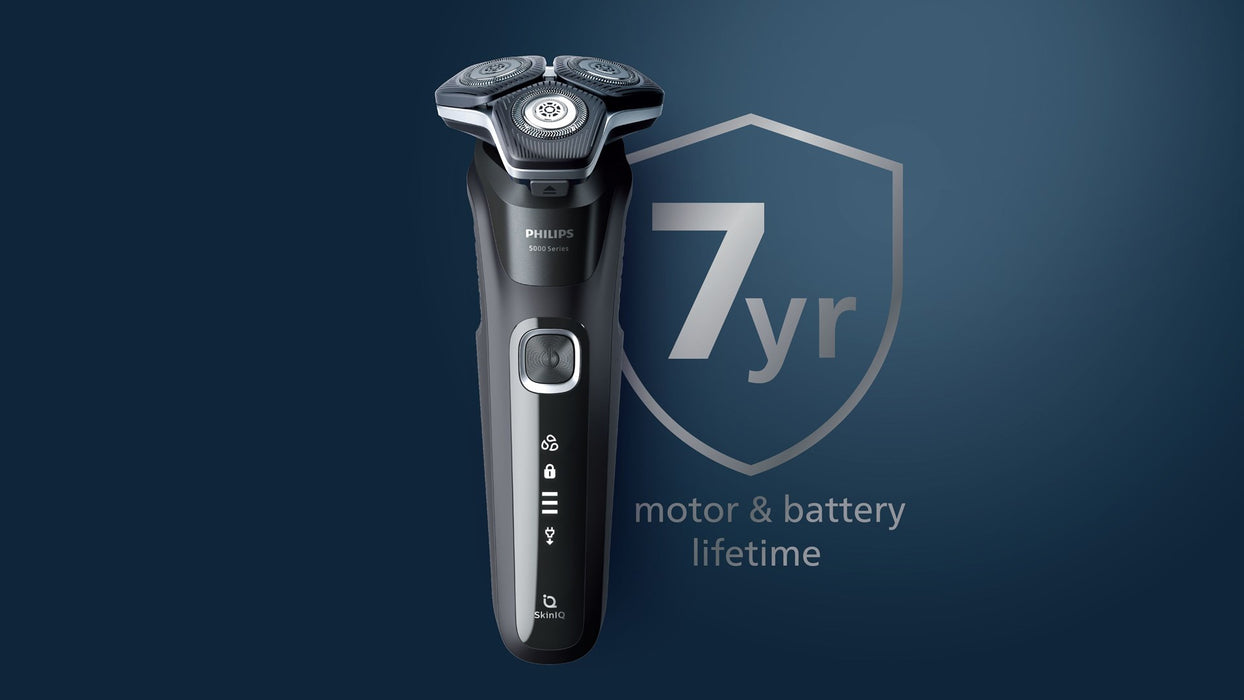 Philips SHAVER Series 5000 S5883/10 мъжка самобръсначка Ротационна самобръсначка Тример Черен, Червен