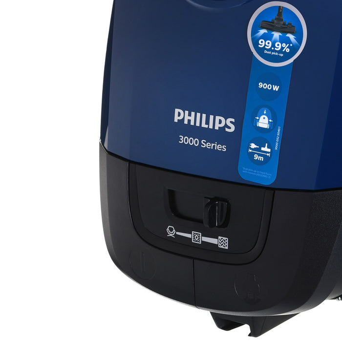 Philips 3000 серия 99,9% поемане на прах * 900 W прахосмукачка с торбичка