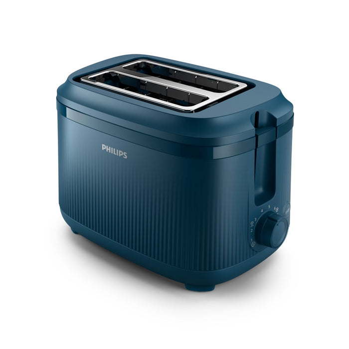 Тостер Philips 3000 series HD2511/70, 8 бр., 2 филии, 830 W, син
