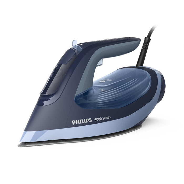 Ютия Philips 6000 series DST6120/20 Парна ютия Плоча SteamGlide Plus 2600 W Синя