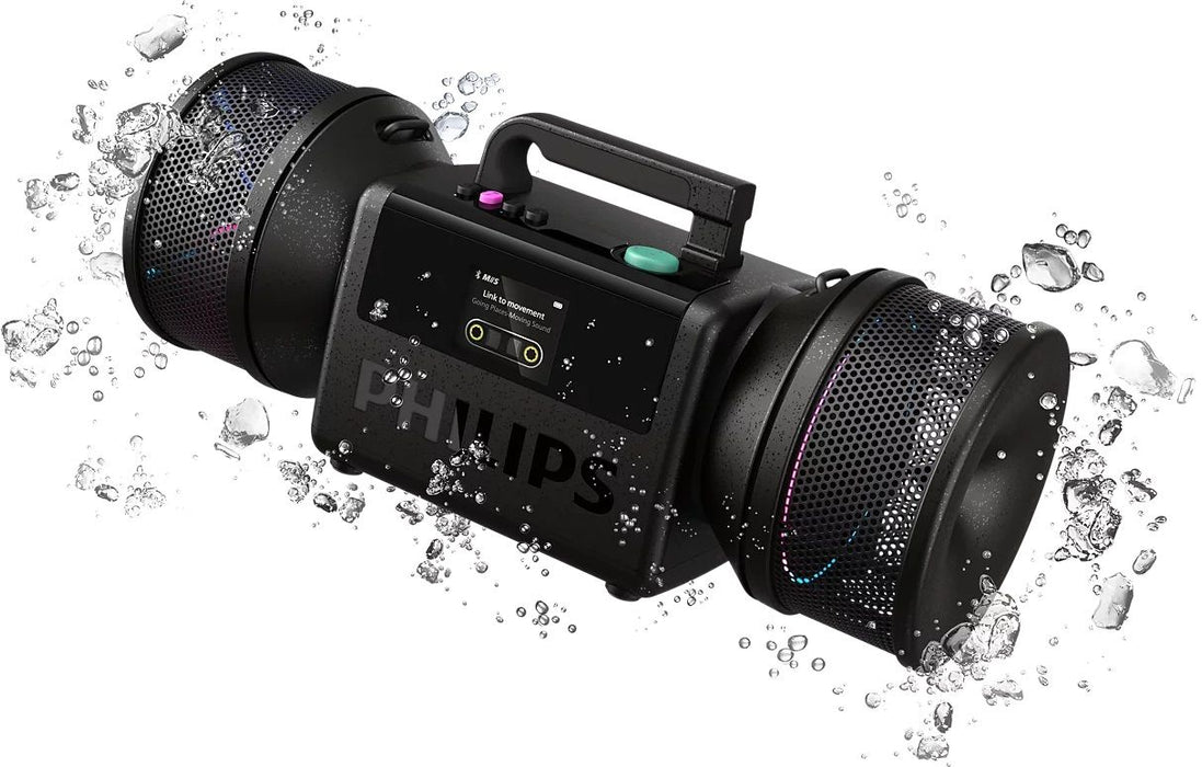 Портативна колонка Philips - Moving Sound TAMS80B, черна
