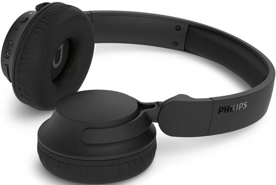Безжични слушалки с микрофон Philips - TAH4500, ANC, черни