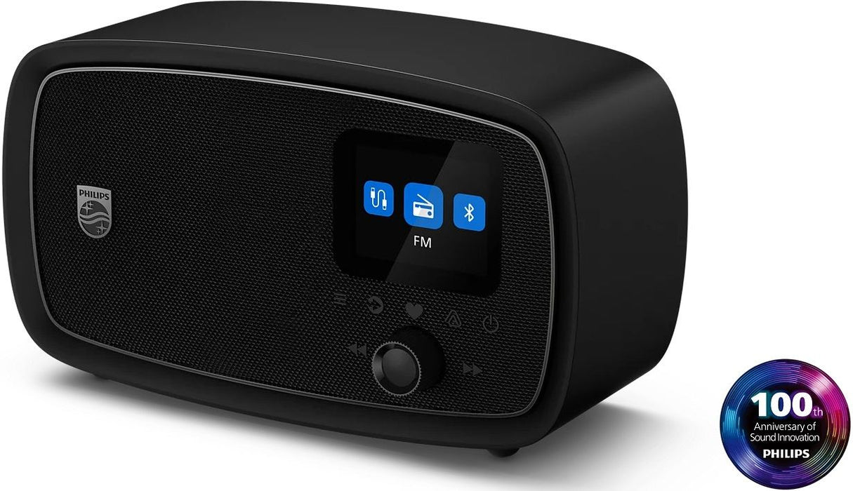 Портативно радио Philips – Retro TAV2500F/00, Bluetooth, черно