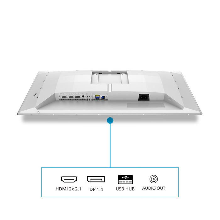 Philips Evnia 6000 27M2N6501L/00 компютърен монитор 67,3 см (26,5") 2560 x 1440 пиксела Quad HD QD-OLED Бял