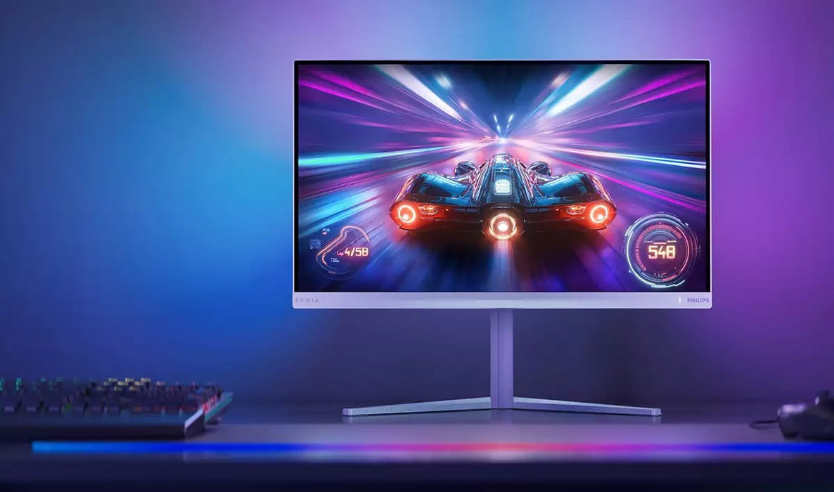 Philips Evnia 6000 27M2N6501L/00 компютърен монитор 67,3 см (26,5") 2560 x 1440 пиксела Quad HD QD-OLED Бял