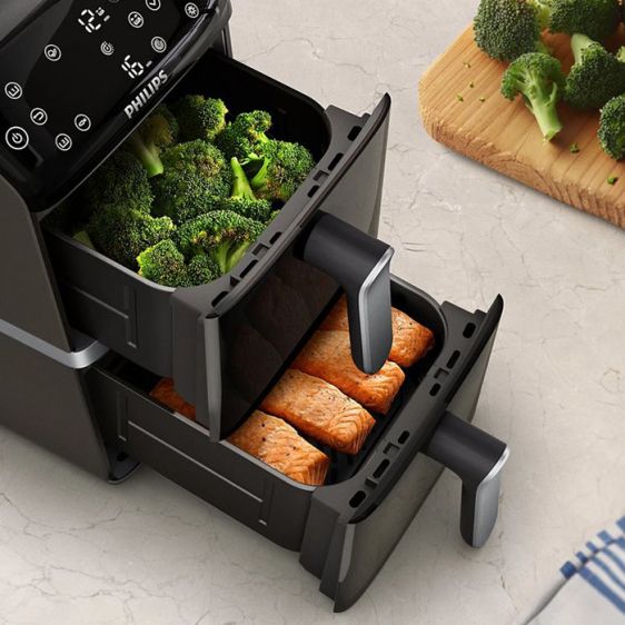Фритюрник PHILIPS Airfryer NA461/00 4000 Series, 10 л, двойна кошница