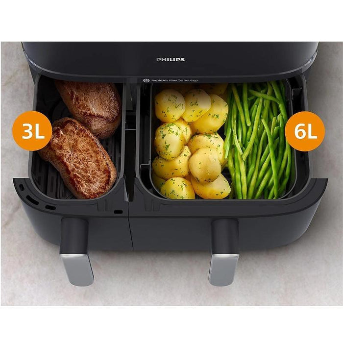 Philips Airfryer 5000 Series NA552/00, 9L Black / Gold EU