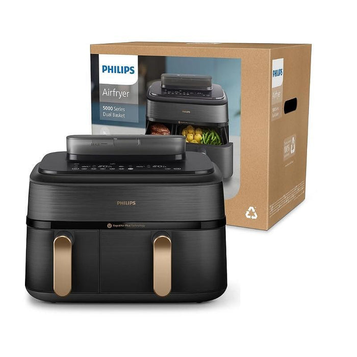 Philips Airfryer 5000 Series NA552/00, 9L Black / Gold EU