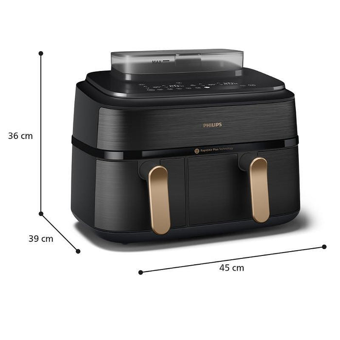 Philips Airfryer 5000 Series NA552/00, 9L Black / Gold EU