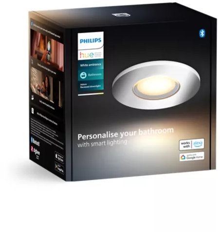 Луна за вграждане Philips Hue – Adore, 4.2W, IP44, бяла