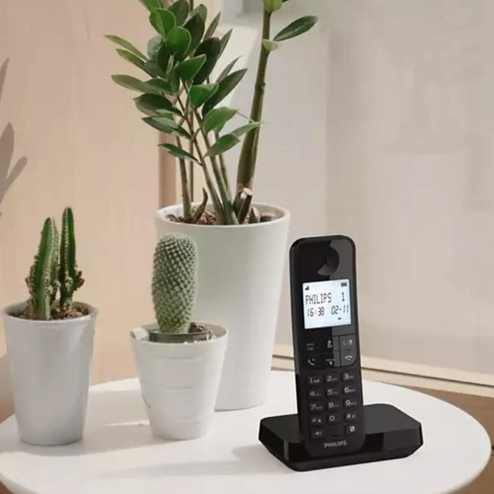 Безжичен телефон Philips D2701B Черен