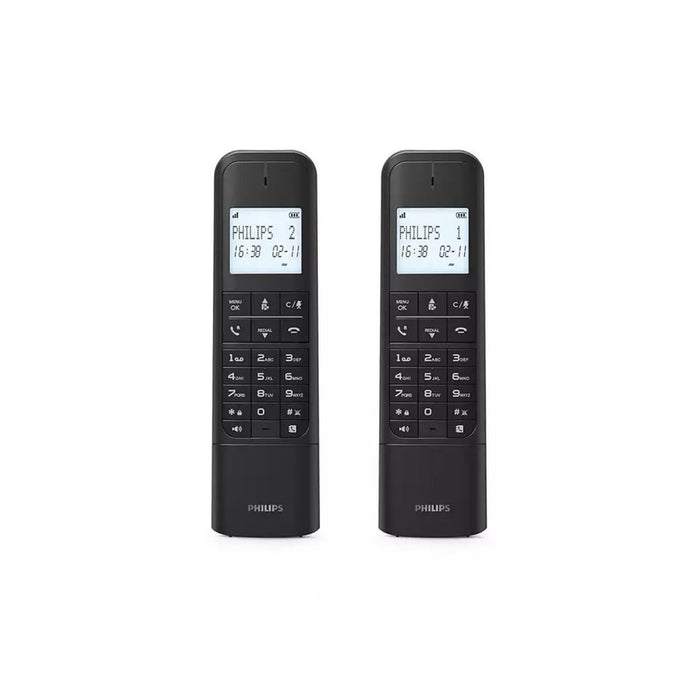 Безжичен телефон Philips M4702B/12 Черен