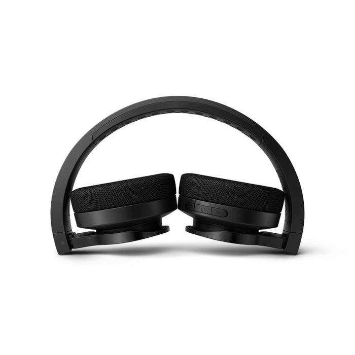 PHILIPS Безжични спортни слушалки с микрофон черни