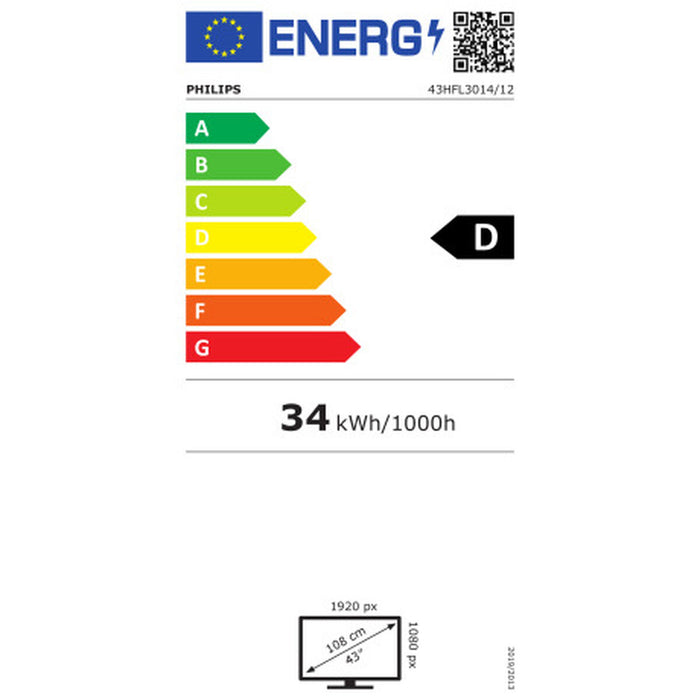 Телевизор Philips 43HFL3014/12 Full HD 43" LED