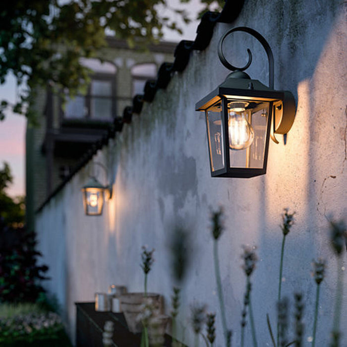 Аплик за стена Philips 17236/30/PN Черен Алуминий 60 W E27 Latern (1 броя)