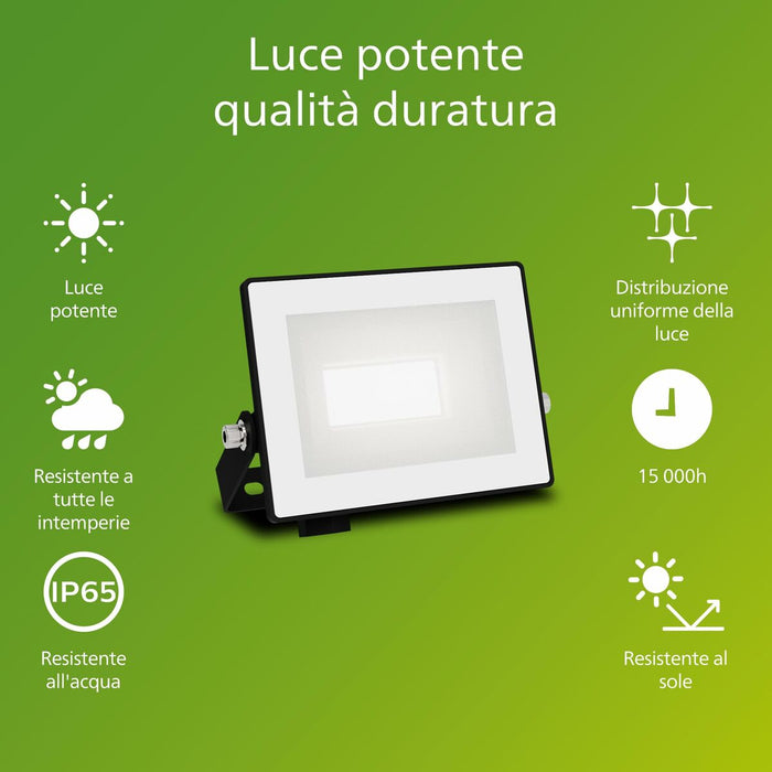 Фокус на Прожектор Philips Черен 10 W 950 Lm F