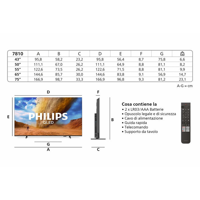 Смарт телевизор Philips 75PUS7810/12 4K Ultra HD 75" LED