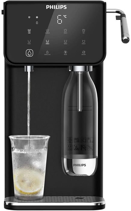Диспенсър за вода Philips - Water ADD5962BK, черен