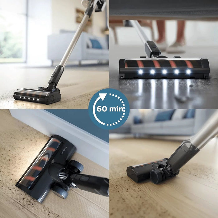 Вертикална прахосмукачка Philips - 3000 Aqua XC3131/01, Misty Dawn