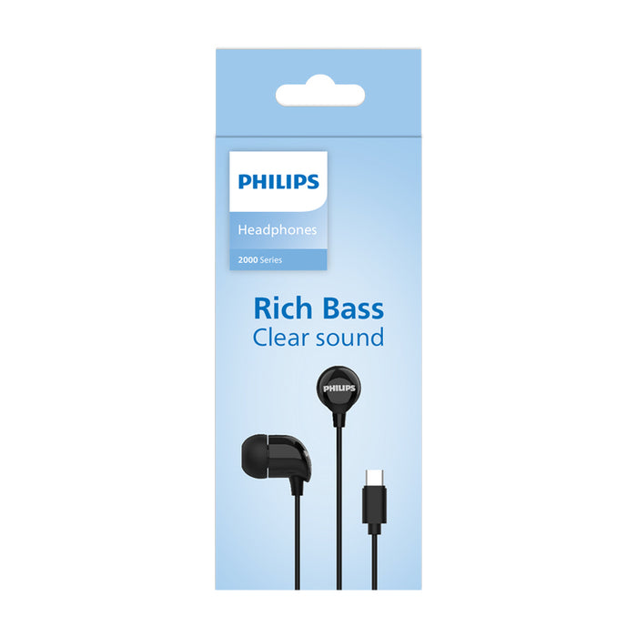 Philips Кабелни слушалки  TAE2146, черни