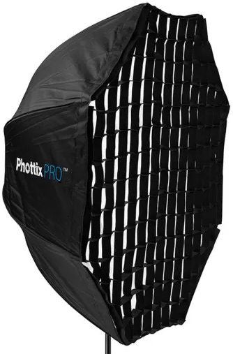 Осмоъгълен софтбокс с грид Phottix - Pro EasyUp, 80 cm