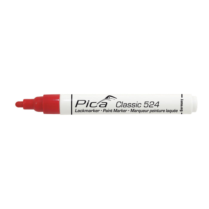 Перманентен флумастер Pica Classic Червен